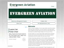 Tablet Screenshot of evergreenaviation.com
